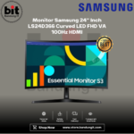 Monitor Samsung 24" Inch LS24D366 Curved LED FHD VA 100Hz HDMI