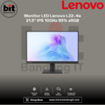 Monitor LED Lenovo L22-4e 21.5" IPS 100Hz 99% sRGB