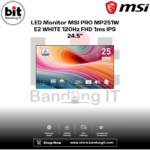 LED Monitor MSI PRO MP251W E2 WHITE 120Hz FHD 1ms IPS 24.5"