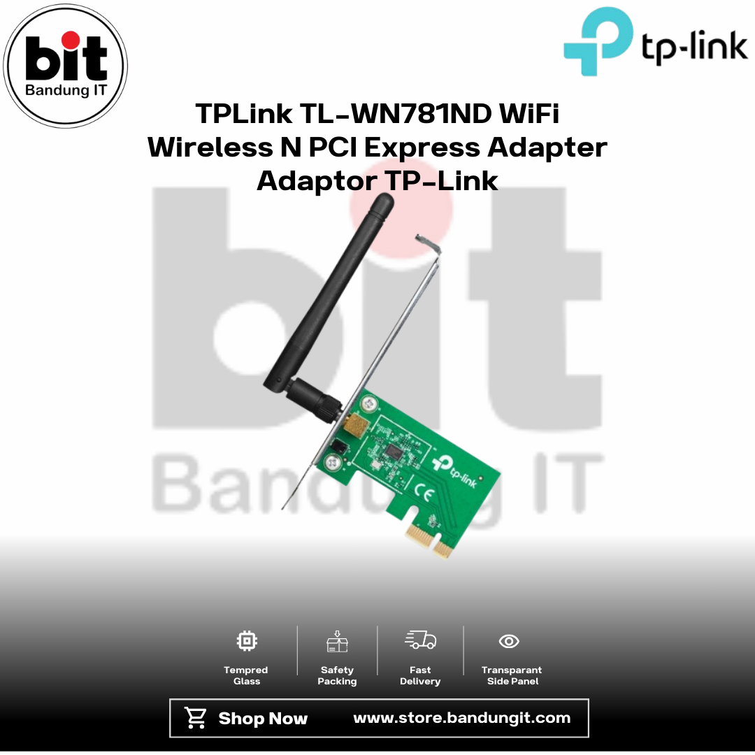 1 TP-Link TL-WN781ND WiFi Wireless N PCI Express Adapter Adaptor TP-Link - Image 1