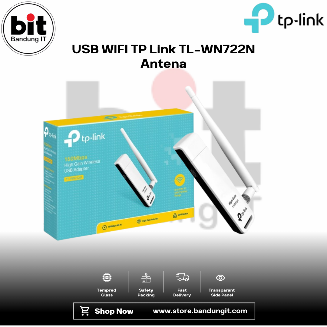 1 TP-Link USB WIFI TL-WN722N Antena - Image 1
