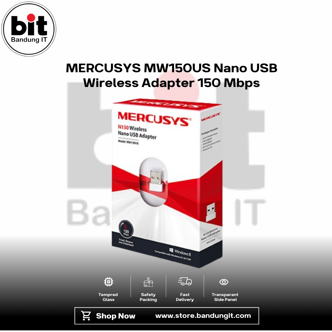 1 MERCUSYS MW150US Nano USB Wireless Adapter 150 Mbps - Image 1