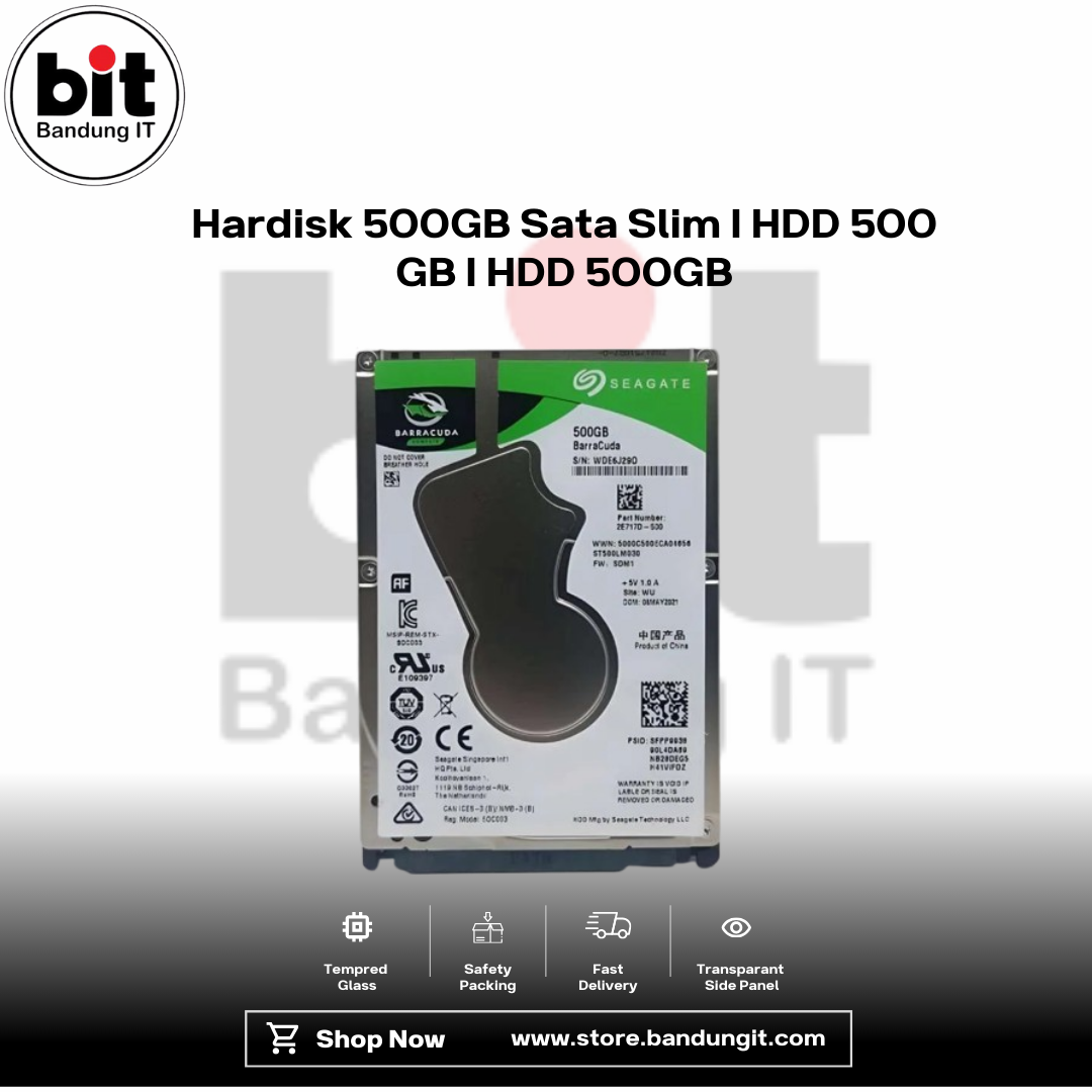 1 Hardisk 500GB Sata Slim I HDD 500 GB I HDD 500GB - Image 1