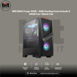 MSI MAG Forge 100R - RGB Gaming Case include 2 ARGB Fan 1 Black Fan