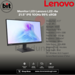 Monitor LED Lenovo L22-4e 21.5" IPS 100Hz 99% sRGB - Image 2