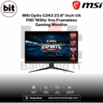MSI Optix G243 23.8" Inch VA FHD 165Hz 1ms Frameless Gaming Monitor - Image 2