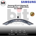 Samsung 49 Inch Odyssey G9 Gaming Monitor - DQHD 240Hz 1ms VA HDR - Image 2