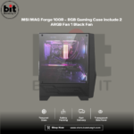 MSI MAG Forge 100R - RGB Gaming Case include 2 ARGB Fan 1 Black Fan - Image 2