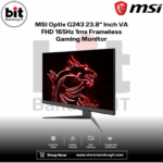 MSI Optix G243 23.8" Inch VA FHD 165Hz 1ms Frameless Gaming Monitor - Image 3