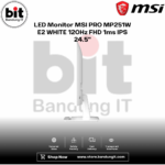 LED Monitor MSI PRO MP251W E2 WHITE 120Hz FHD 1ms IPS 24.5" - Image 3