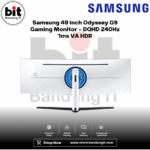 Samsung 49 Inch Odyssey G9 Gaming Monitor - DQHD 240Hz 1ms VA HDR - Image 3