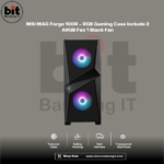 MSI MAG Forge 100R - RGB Gaming Case include 2 ARGB Fan 1 Black Fan - Image 3