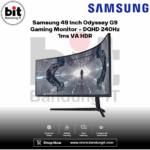 Samsung 49 Inch Odyssey G9 Gaming Monitor - DQHD 240Hz 1ms VA HDR - Image 4