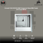 Corsair iCUE 4000X RGB Tempered Glass Mid Tower ATX Case White - Image 4
