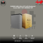 CASING InWin Alice ATX with Dustproof Cover GREY TOP-ORANGE TOP - Image 4