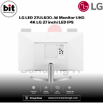 LG LED 27UL600-W Monitor UHD 4K LG 27 inchi LED IPS - Image 5