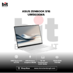 Asus Zenbook S16 UM5606WA Ryzen AI 9 HX 370 32Gb 1Tb 16" 3K Touchscreen OLED 120Hz 100 DCI-P3 Copilot PC