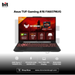 Asus TUF Gaming A16 FA607NUG Ryzen 7 7445HS RTX4050 16GB 512GB 16" FHD+ IPS 144Hz G-Sync