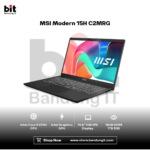 MSI Modern 15H C2MRG Core 9 270H 16GB 1TB 15.6" FHD IPS Backlit Keyboard with Copilot Key HD Cam 3DNR