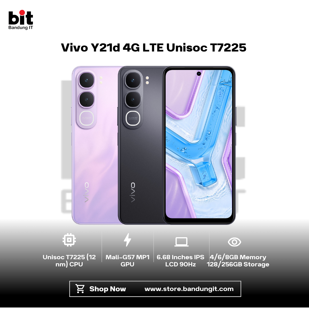 Dark Black Modern Abstract Gadget Laptop Store Sale Instagram Post - 2026-02-04T101531.798 Vivo Y21d 4G LTE Unisoc T7225 6.68 Inch IPS LCD 90Hz 50MP Dual Main Camera Garansi Resmi Indonesia - Image 1