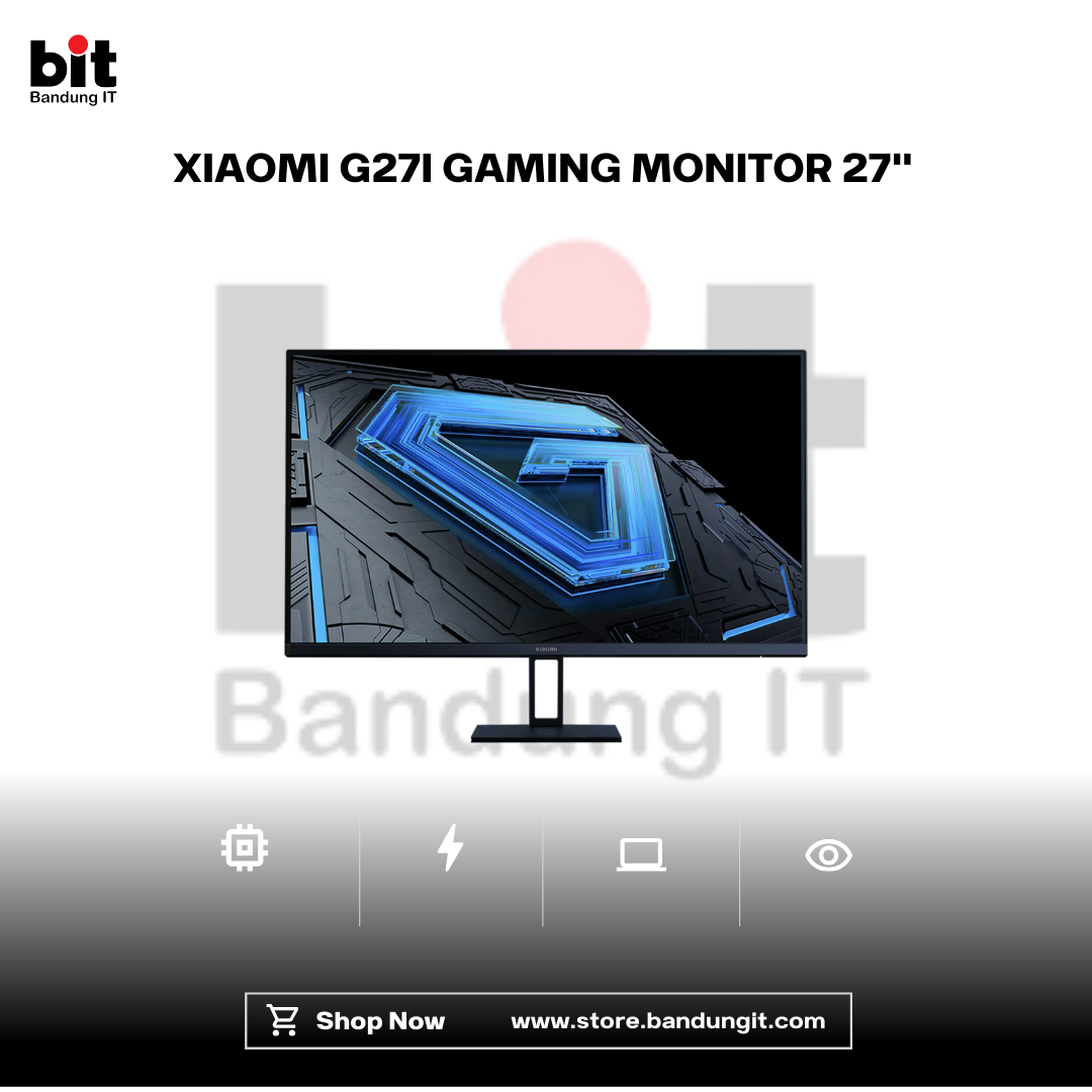 Dark Black Modern Abstract Gadget Laptop Store Sale Instagram Post - 2026-02-09T102456.200 XIAOMI G27I GAMING MONITOR 27" FHD IPS 99% SRGB 165HZ FLAT 3Y WARRANTY - Image 1