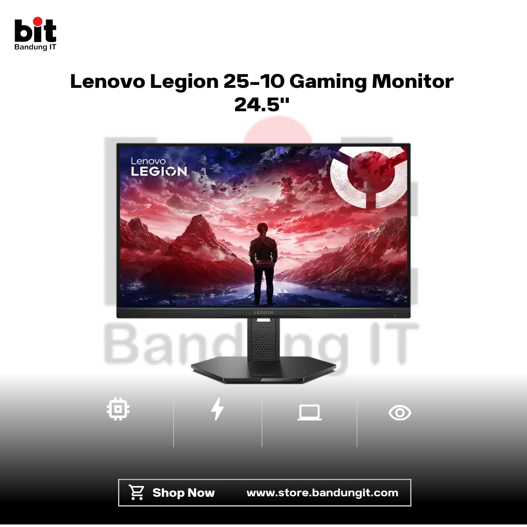 Dark Black Modern Abstract Gadget Laptop Store Sale Instagram Post - 2026-02-09T113942.751 LENOVO LEGION 25-10 GAMING MONITOR 24.5" FHD IPS 320HZ 0.5MS AMD FREESYNC VESA ADAPTIVE SYNC 99% SRGB - Image 1