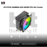 OCYPUS GAMMA A20 ARGB CPU Air Cooler Dual Heat Pipes 92mm Fan - HITAM