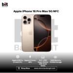 Apple iPhone 16 Pro Max 5G NFC 6.9 Inch LTPO Super Retina XDR OLED 120Hz HDR10 48MP Triple Camera OIS Resmi Indonesia
