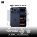 Apple iPhone 17 Pro 5G 6.3Inch LTPO Super Retina XDR OLED 120Hz 48MP Triple Camera iOS 26 NFC