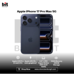 Apple iPhone 17 Pro Max 5G 6.9 Inch LTPO Super Retina XDR OLED 120Hz 48MP Triple Camera iOS 26 NFC