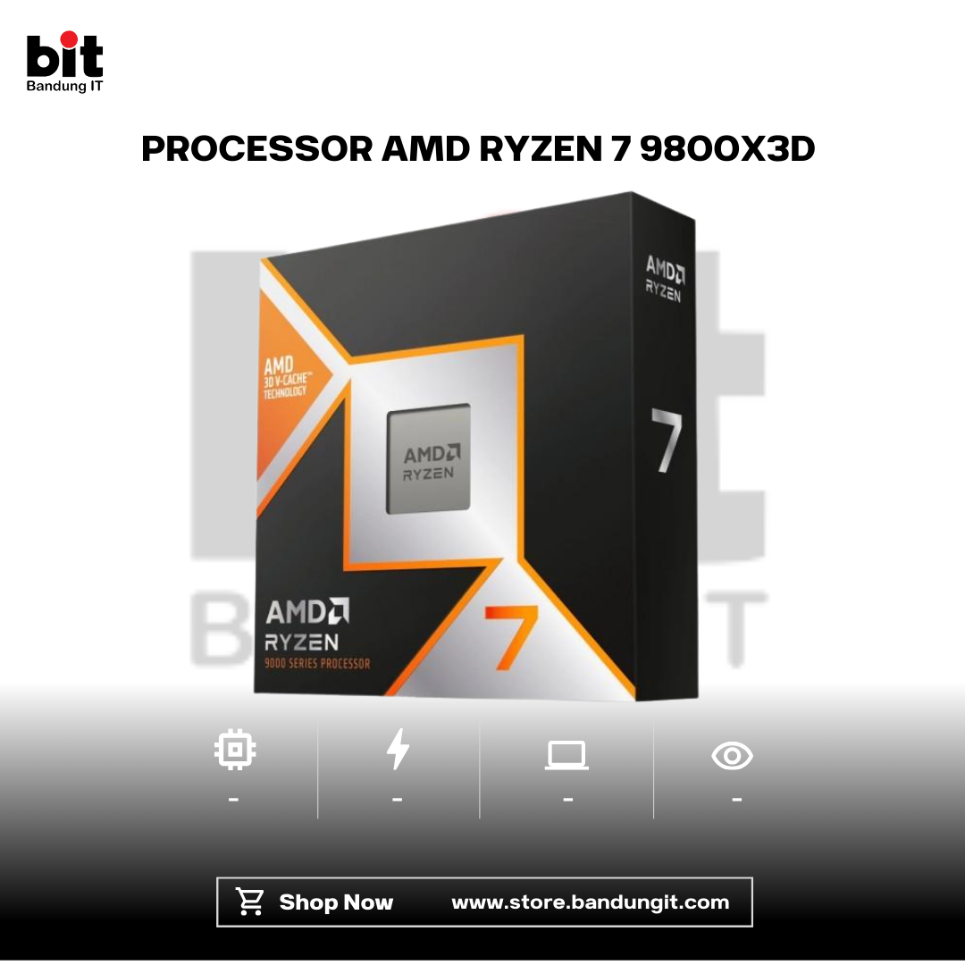 Dark Black Modern Abstract Gadget Laptop Store Sale Instagram Post - 2026-02-14T113449.714 PROCESSOR AMD RYZEN 7 9800X3D AM5 8 CORE 16 THREAD 4.7 GHz - BOX - Image 1