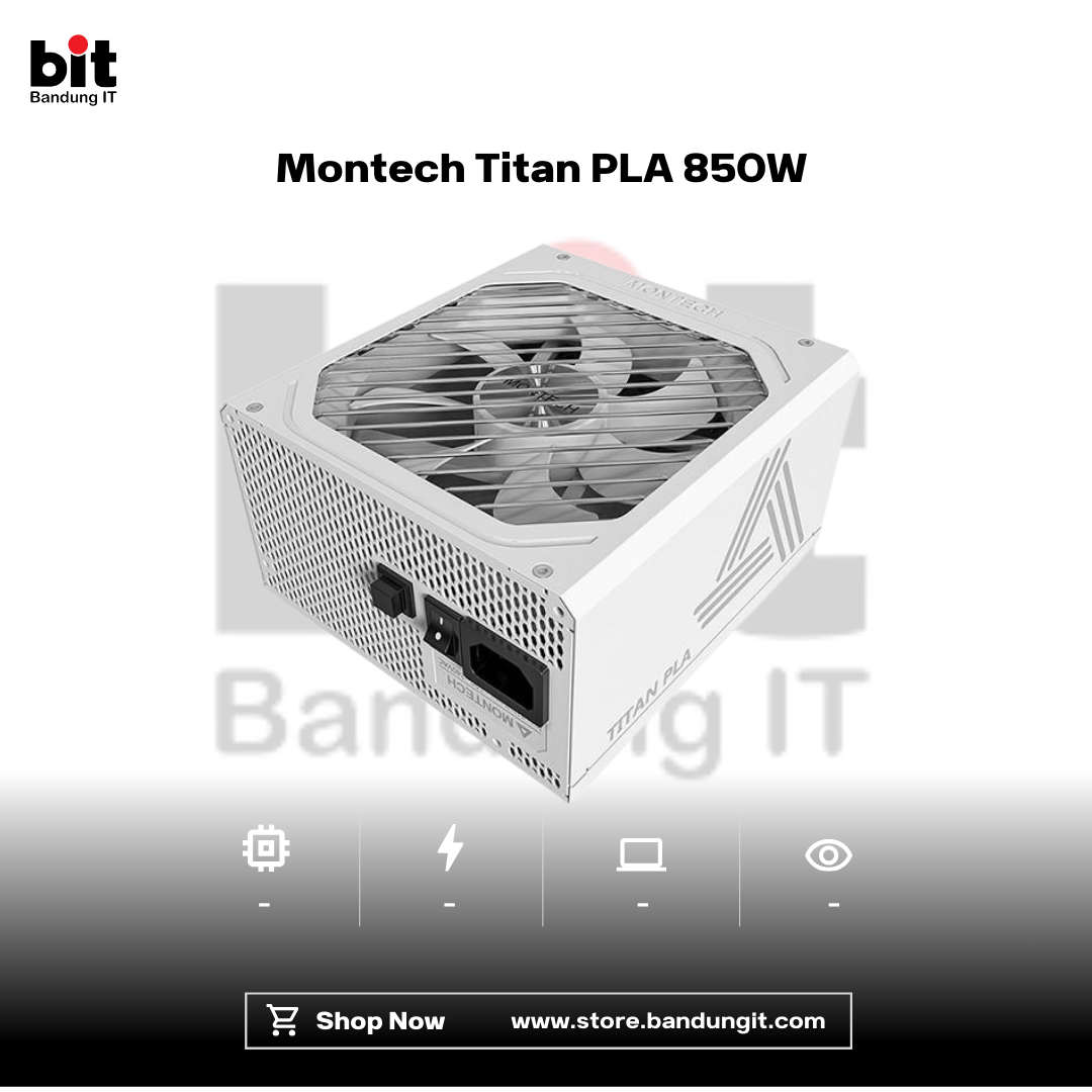 Dark Black Modern Abstract Gadget Laptop Store Sale Instagram Post - 2026-02-14T144805.946 Montech Titan PLA 850W 80+ Platinum Full Modular - 850watt - Image 1