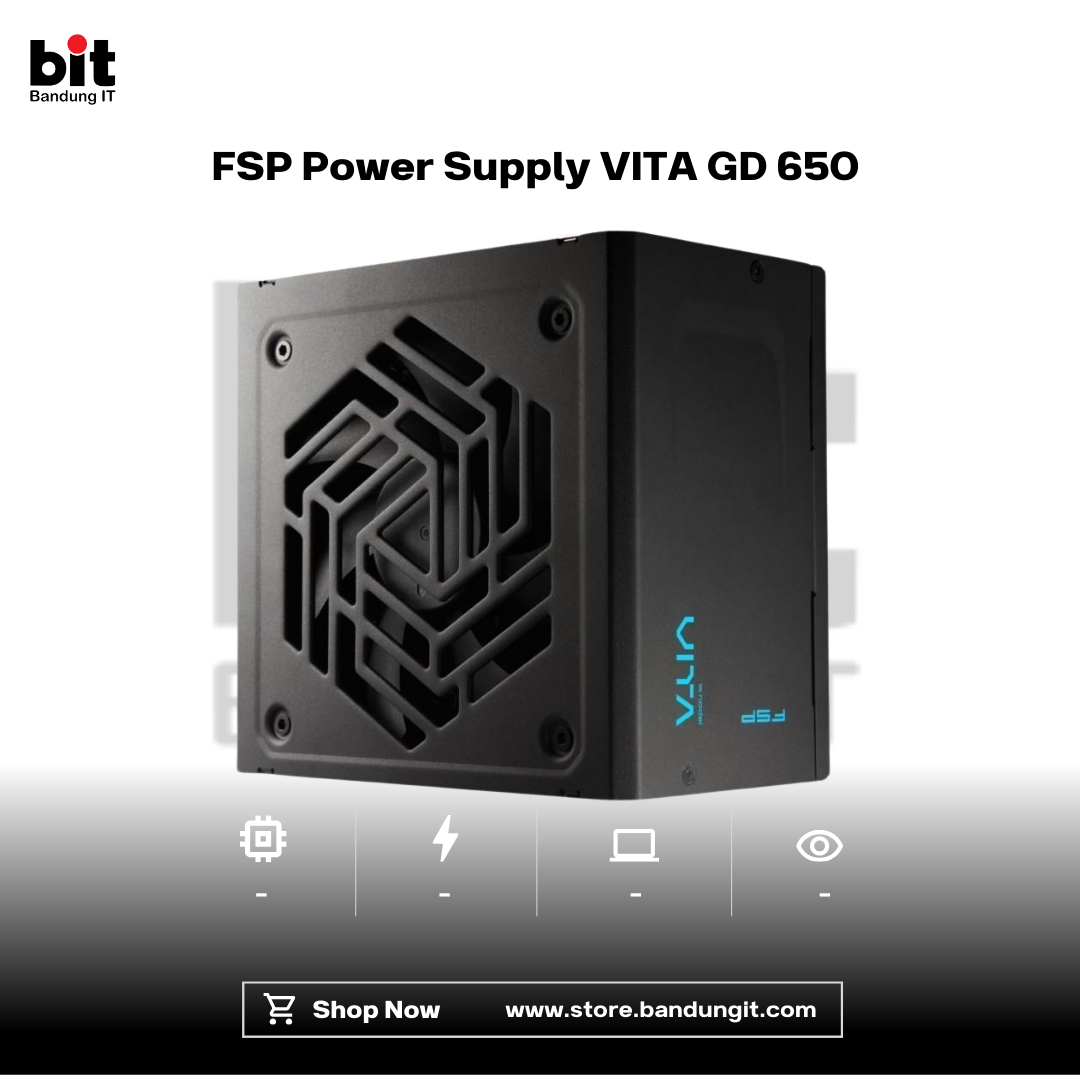Dark Black Modern Abstract Gadget Laptop Store Sale Instagram Post - 2026-02-14T145934.240 FSP Power Supply VITA GD 650 WATT 80+ GOLD - 650 watt - Image 1