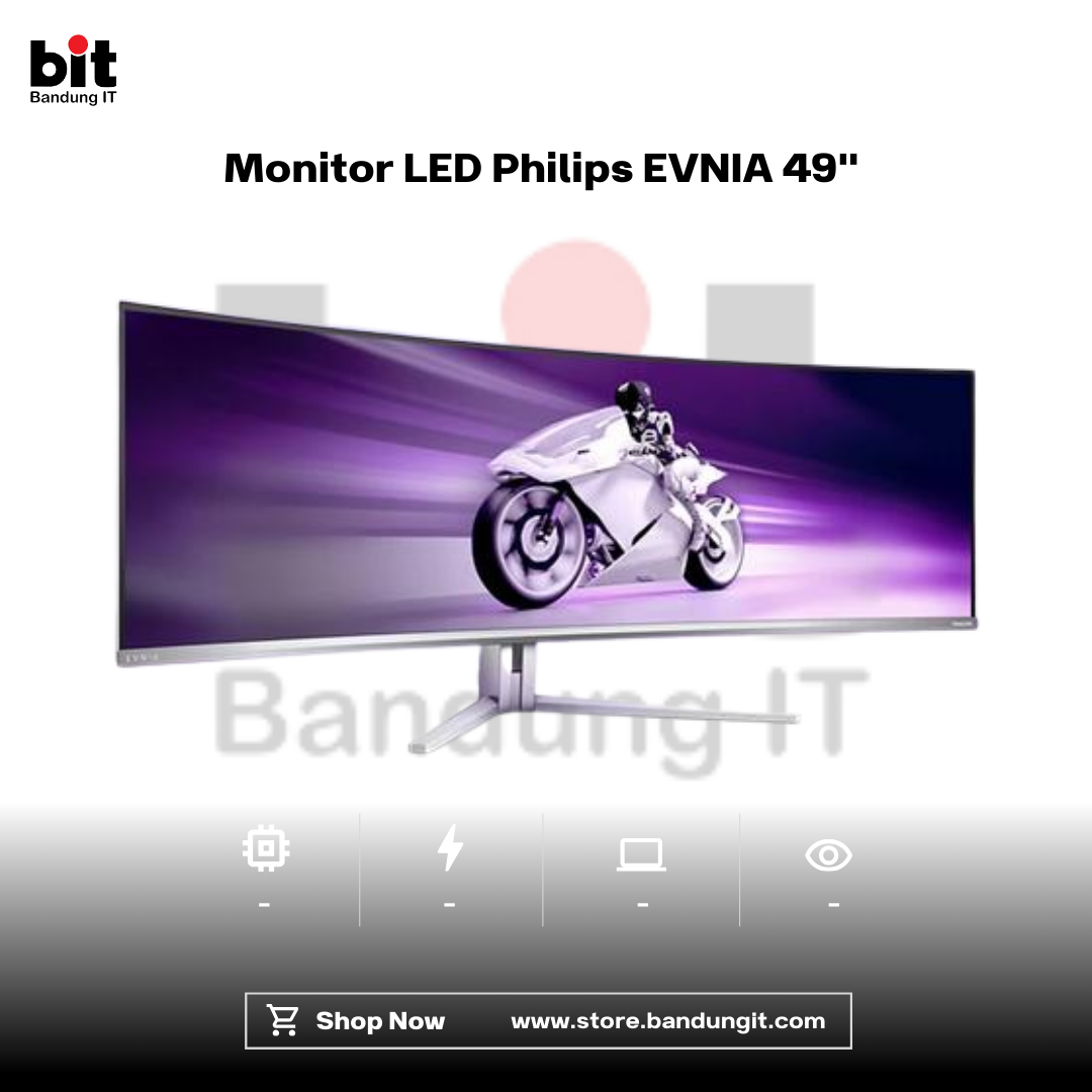 Dark Black Modern Abstract Gadget Laptop Store Sale Instagram Post - 2026-02-14T164014.577 Monitor LED Philips EVNIA 49" 49M2C8900/27 Dual QHD - Image 1