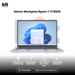 Advan Workplus Ryzen 7 7735HS 16GB 512GB 14" FHD IPS 45% NTSC Color Gamut