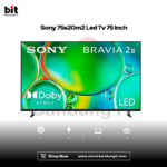 Sony 75s20m2 Led Tv 75 Inch BRAVIA 2 II 4K Processor X1 4K Ultra HD High Dynamic Range HDR Smart TV Google TV