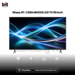 Sharp 4T-C55HJ6000I LED TV 55 Inch UHD 4K Resolusi Dolby Vision & Atmos Google TV Voice Control & Game Mode