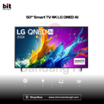 QNED LG 50qned80tsa Quantum Mini Dot 50 Inch Uhd 4k Smart Tv Prosesor AI alpha 5 4K Gen7