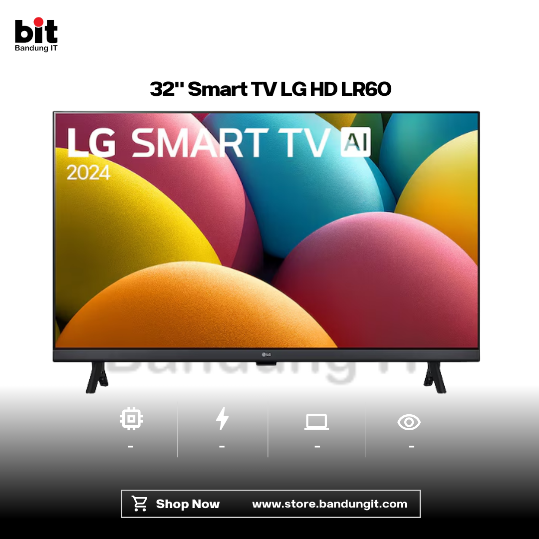 Dark Black Modern Abstract Gadget Laptop Store Sale Instagram Post - 2026-02-20T141200.690 LG Smart TV 32" inch HD Magic Remote WebOS 32LR600BPSB - Image 1