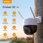 IMOU Cruiser Dual Lens 3+3 6MP Full Color Audio II Strobe Alarm Merah Biru - Image 4