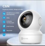 EZVIZ WIRELESS WIFI C6N 1080p - PTZ Rotate With Night Vision / RESMI - Image 4