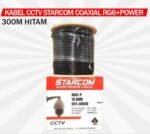 KABEL CCTV STARCOM COAXIAL RG6+POWER 300M HITAM ORIGINAL - Image 2