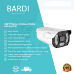 BARDI IP CAMERA OUTDOOR CCTV POE STC - IP67 4MP SMART IOT TUYA - Image 3