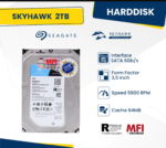 HARDDISK SEAGATE SKYHAWK MFI INDONESIA 2TB GARANSI 3THN RESMI / HDD 2TB