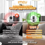 IMOU Ranger Dual Pro 6MP / 10MP Dual Kamera Smart CCTV Indoor Wi-Fi 6 AI Human & Pet Detection Full Color Night Vision - Image 3