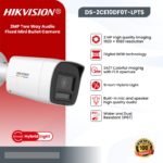 Hikvision DS-2CE10DF0T-LPTS Kamera Cctv 2MP Two Way Audio Fixed Mini Bullet Camera