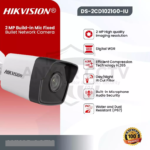 HIKVISION DS-2CD1021G0-IU 2MP AUDIO H265 POE Human Detection Ip Camera
