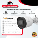 UNIVIEW UAC-B128-ADF28MS 8MP LightHunter Fixed IR Turret Analog Camera