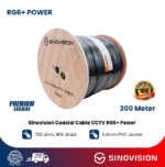 Kabel CCTV RG6 POWER 300M Sinovision Made in Taiwan Super Premium QC - Image 4