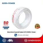 Kabel CCTV RG59 POWER 50M Sinovision Made in Taiwan Super Premium QC